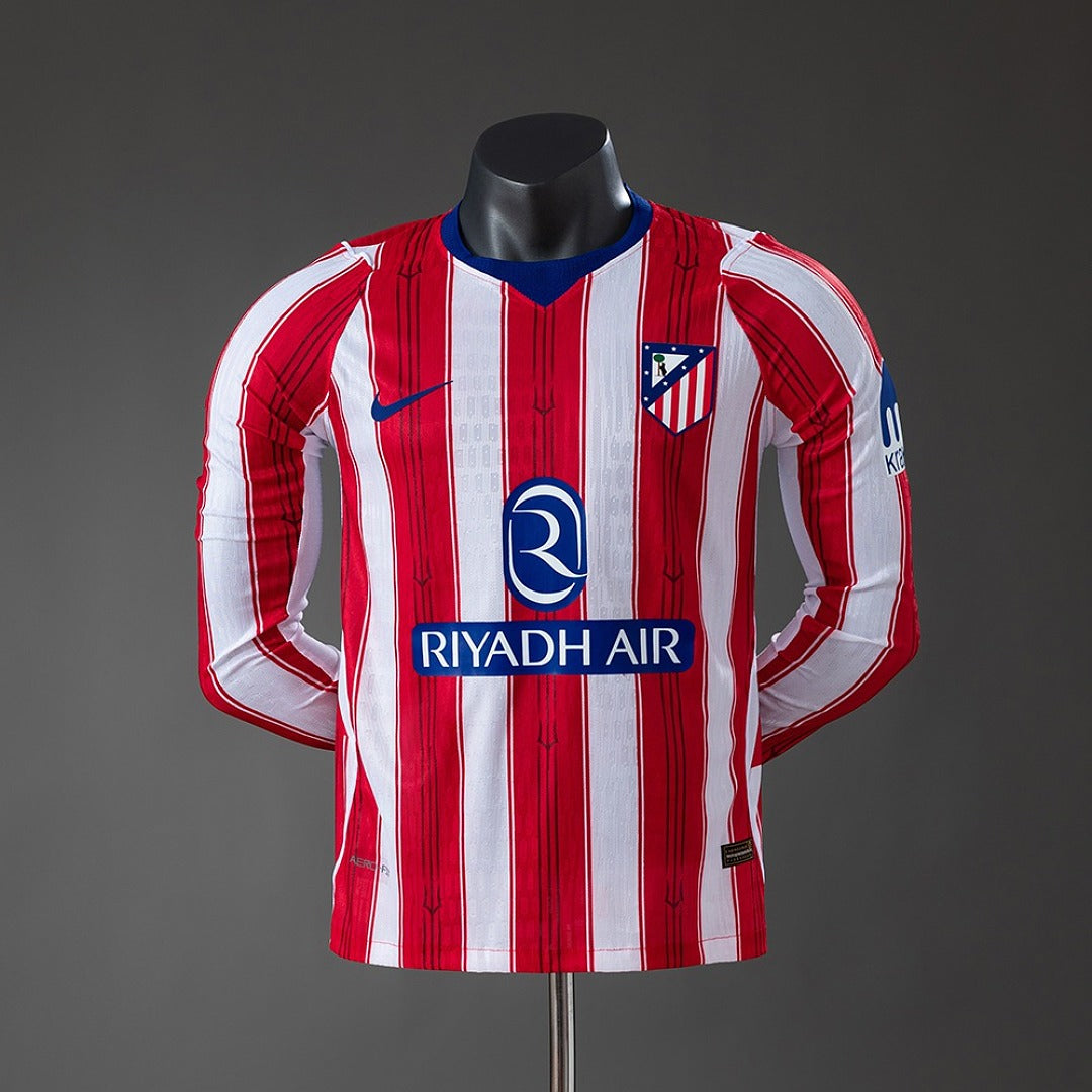 Maillot football Atlético Madrid Domicile Player Version Manches Longues 2026/27