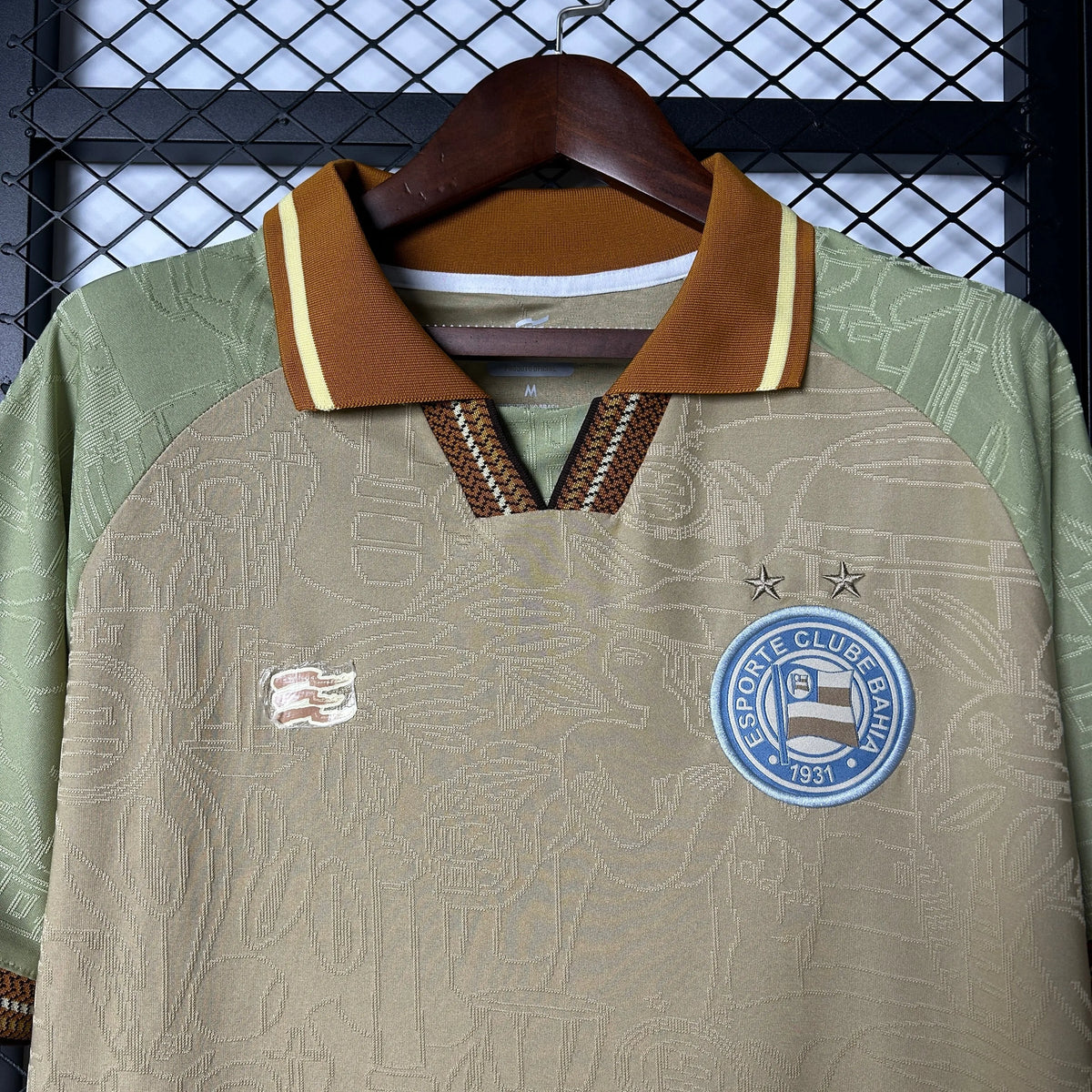 Maillot football Bahia polo beige 2025/26