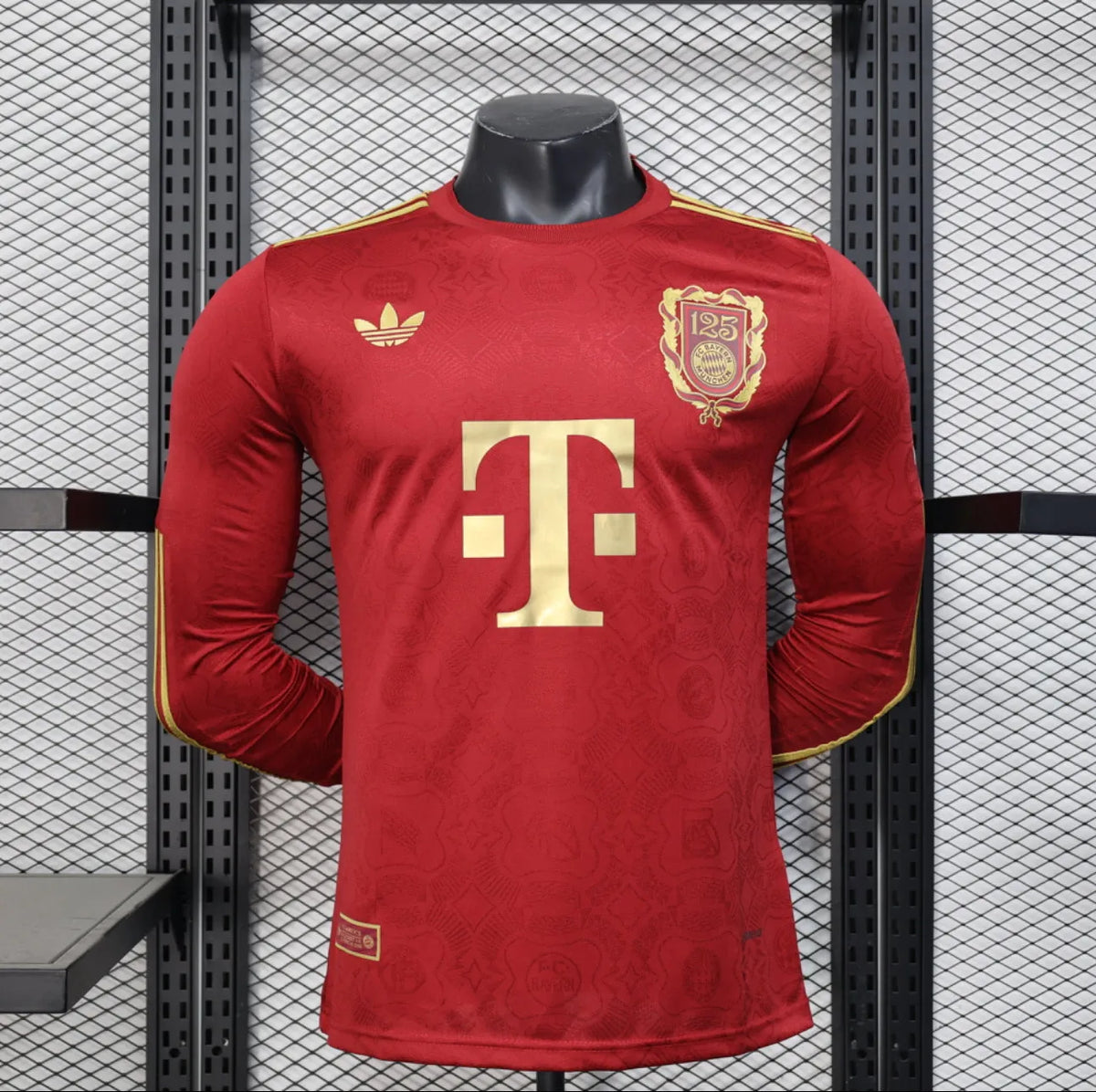 Maillot football Bayern Munich 125 ans manches longues Player Version 2025/26
