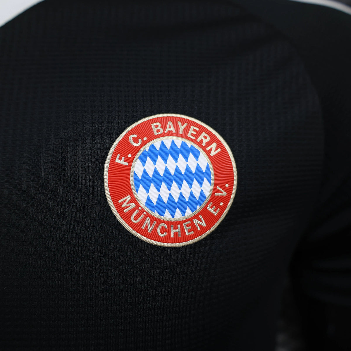 Maillot football Bayern Munich Gardien Goalkeeper Black Noir Player Version 2024/25