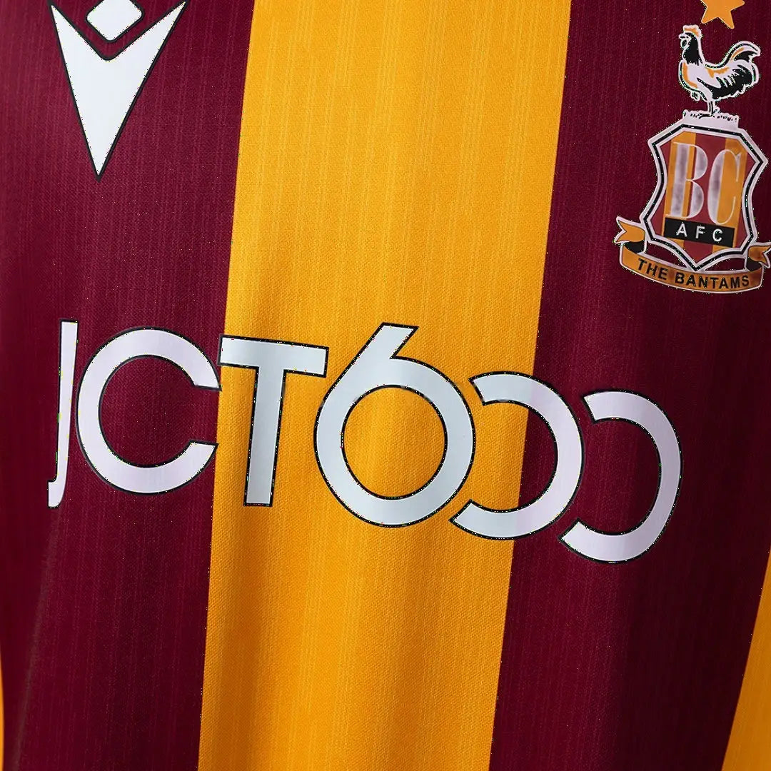 Maillot football Bradford City domicile 2026/27