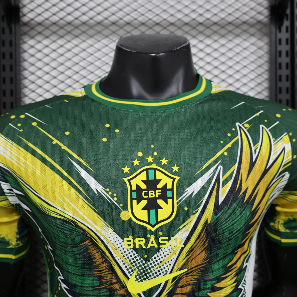 Maillot football Brésil Brazil Special Concept Green Aigle Vert Player Version 2024/25