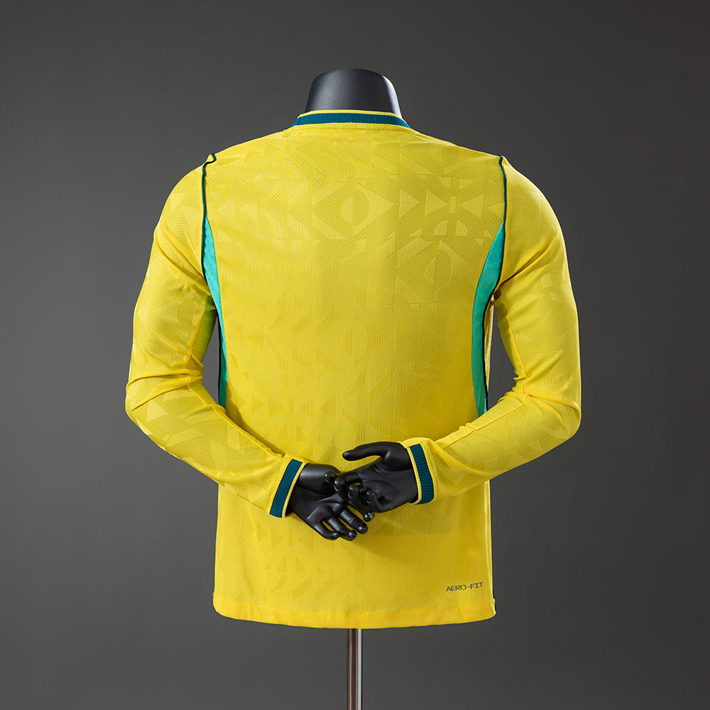 Maillot football Brésil Domicile Manches Longues Player Version 2026