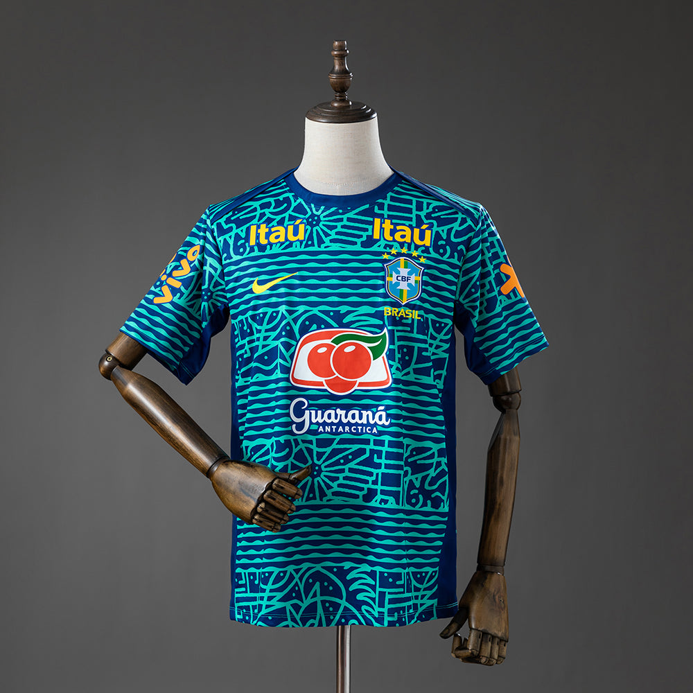Maillot football Brésil pré-match 2024/25