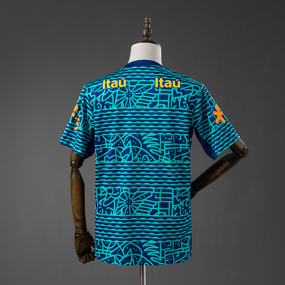 Maillot football Brésil pré-match 2024/25
