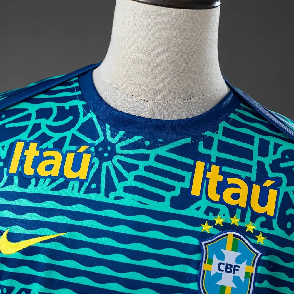 Maillot football Brésil pré-match 2024/25