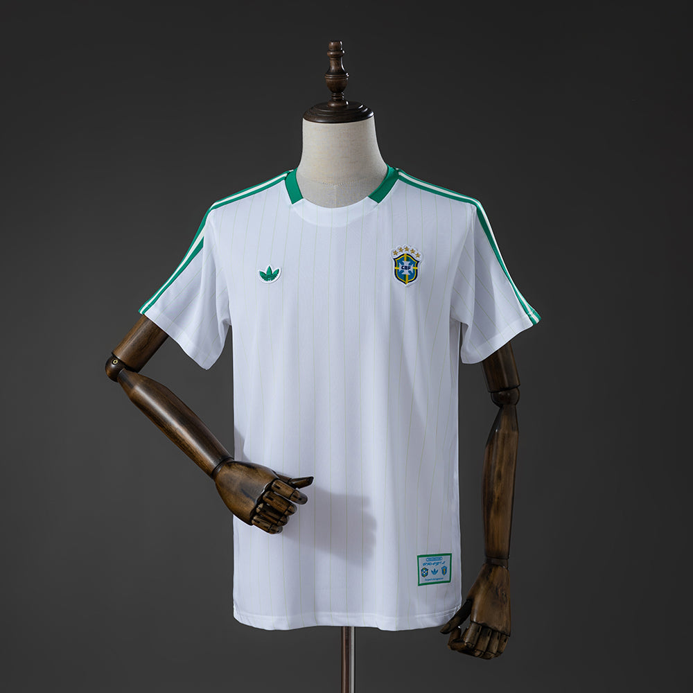 Maillot football Brésil Terrace Icons Blanc