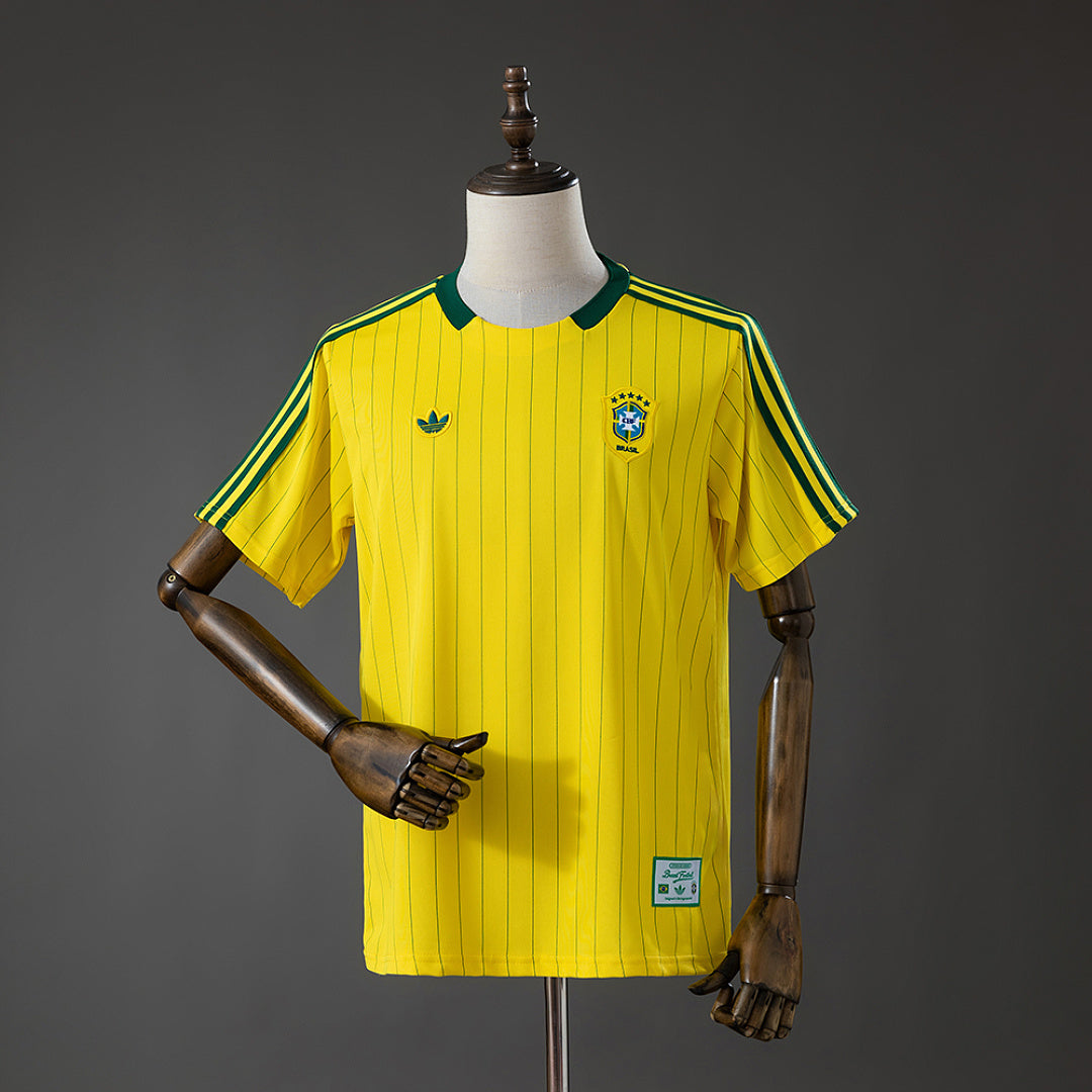 Maillot football Brésil Terrace Icons Jaune