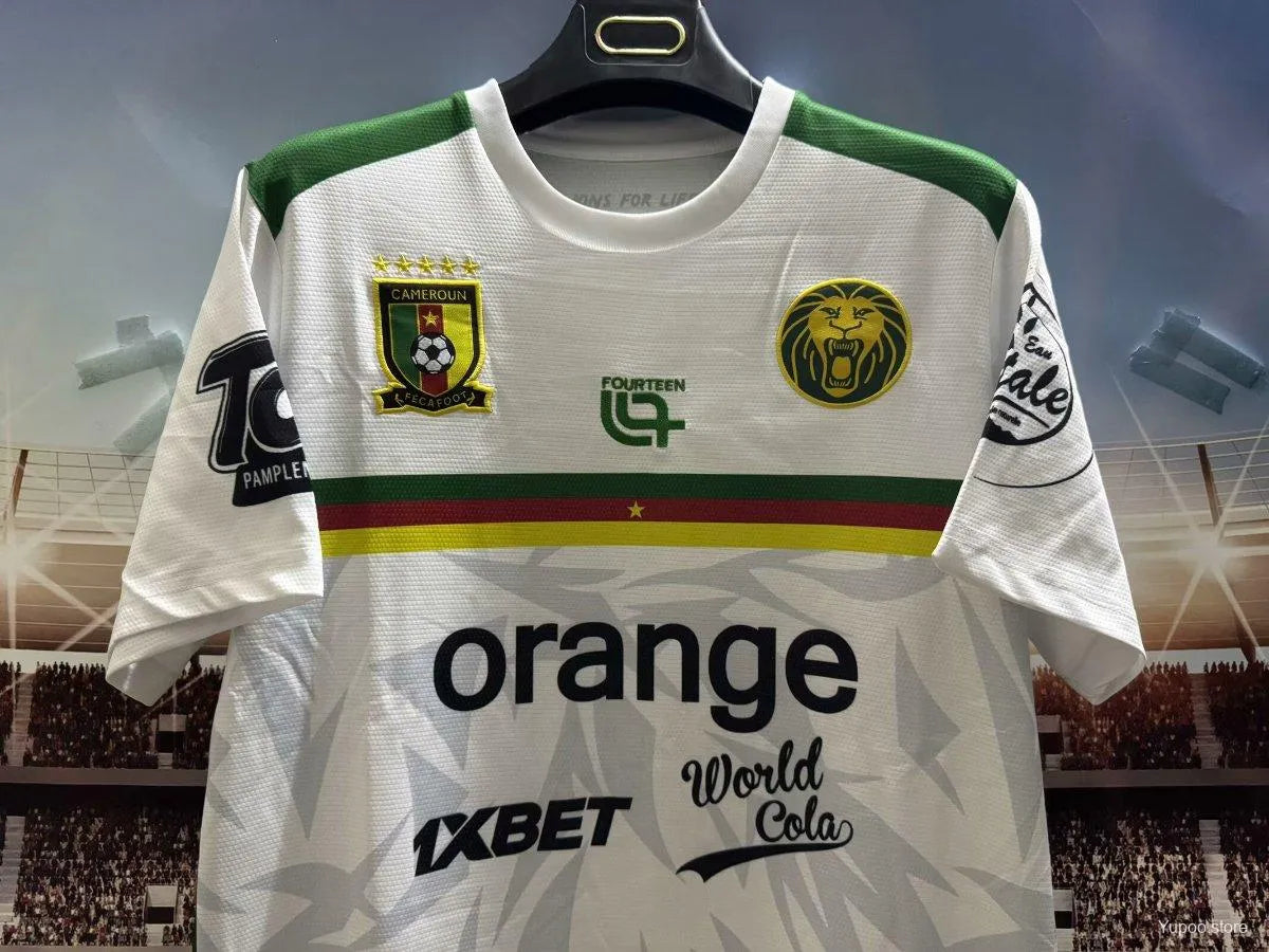 Maillot football Cameroun/Cameroon blanc 2025/26