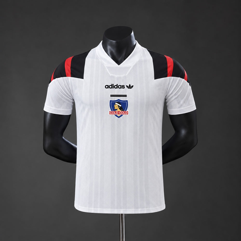 Maillot football Colo Colo EQT Blanc Player Version Retro 2026/27