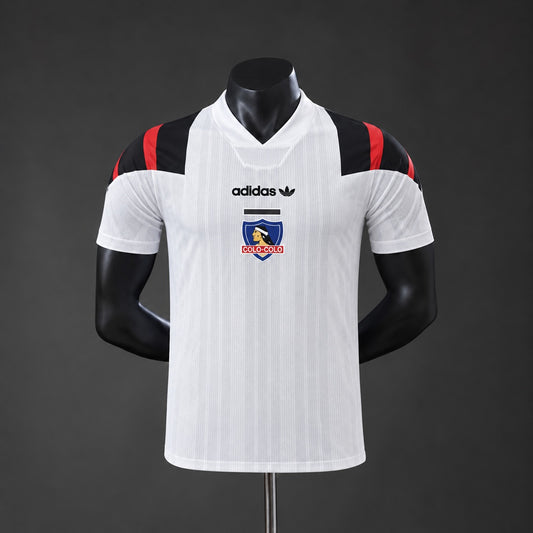 Maillot football Colo Colo EQT Blanc Player Version Retro 2026/27