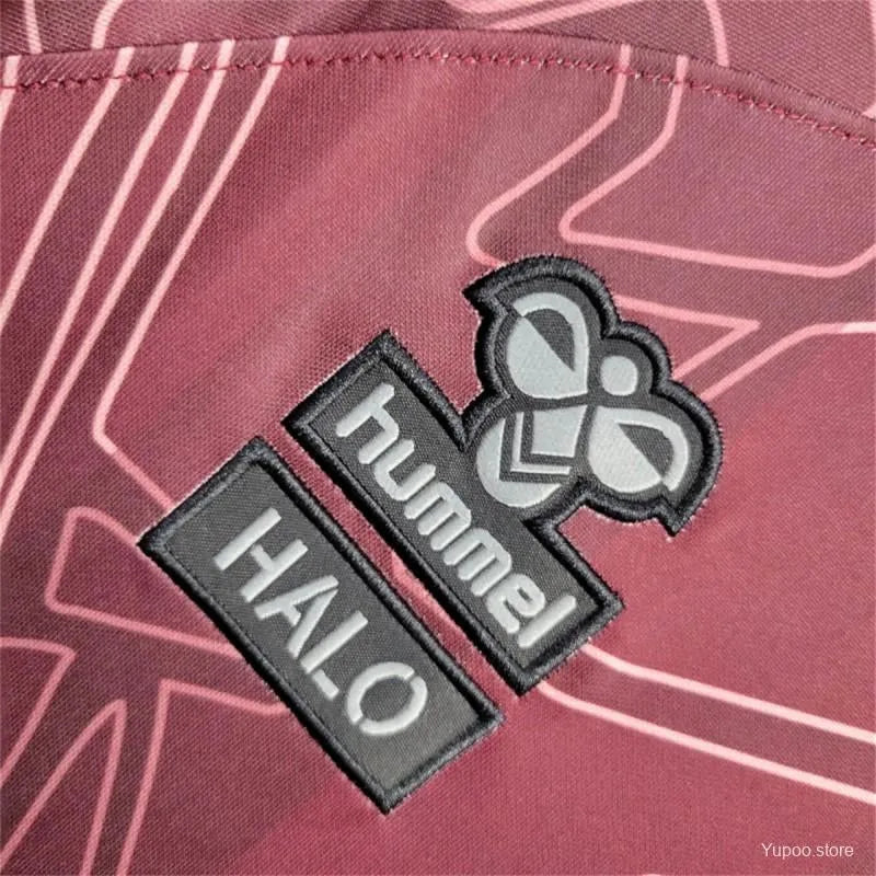 Maillot football Danemark DBU Hummel Halo domicile 2024/25