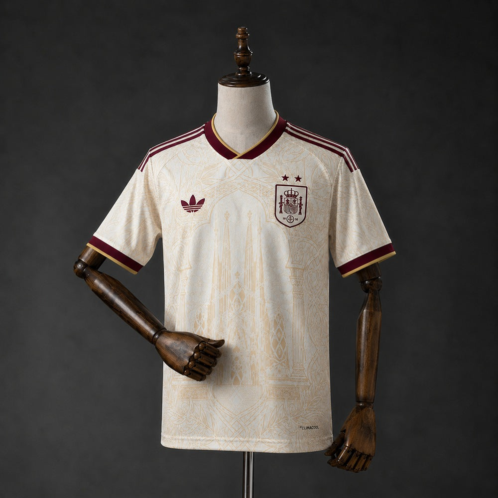 Maillot football Espagne Blanc Commémoratif Champion 2026
