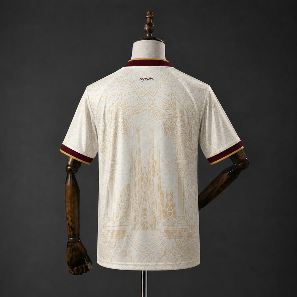 Maillot football Espagne Blanc Commémoratif Champion 2026