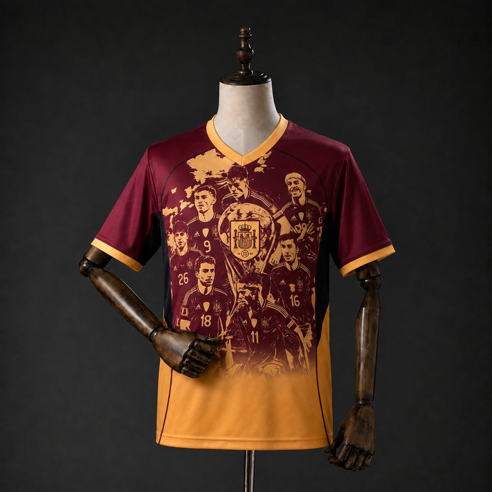 Maillot football Espagne Commémoratif Champions 2026