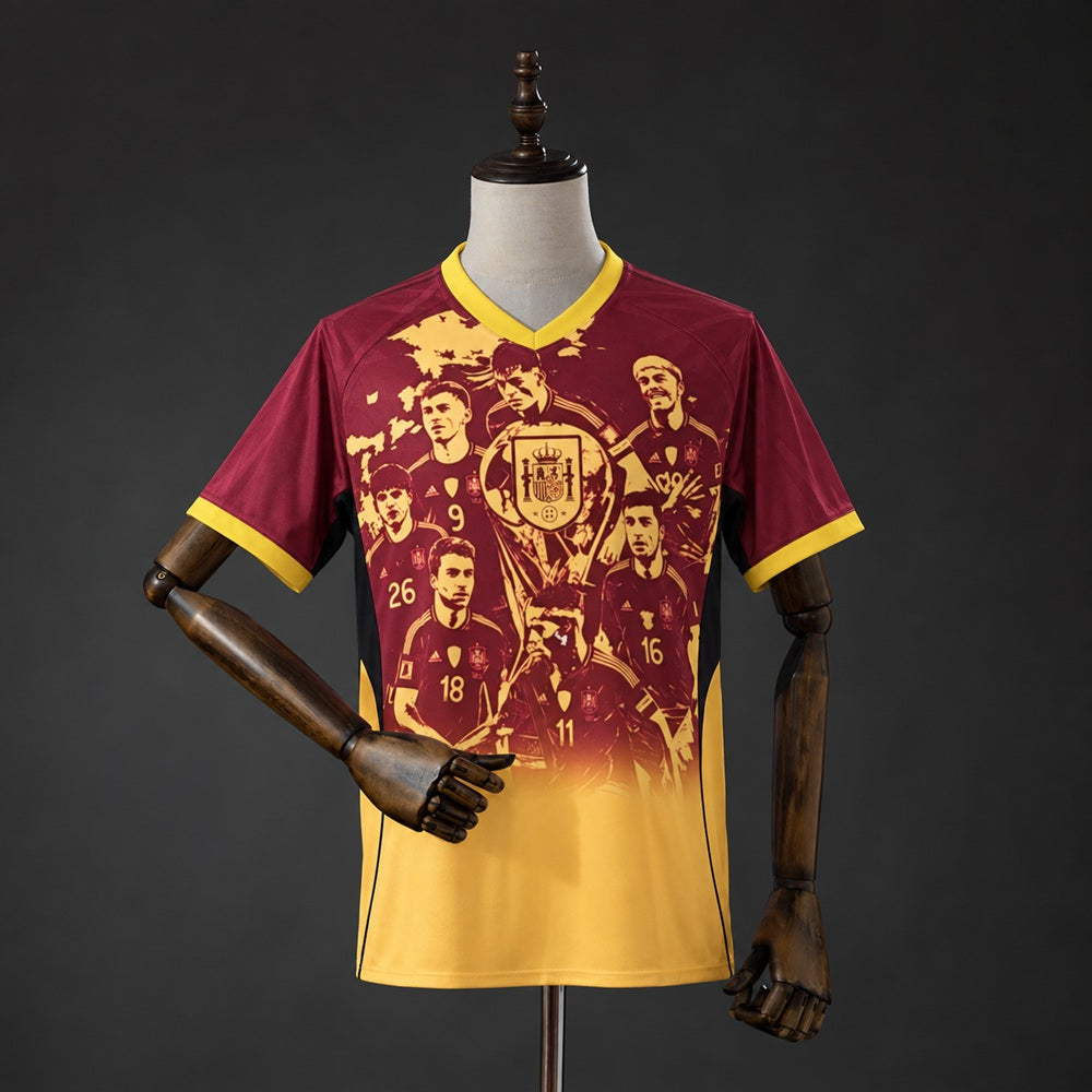 Maillot football Espagne Domicile Champions Édition Commémorative 2026/27