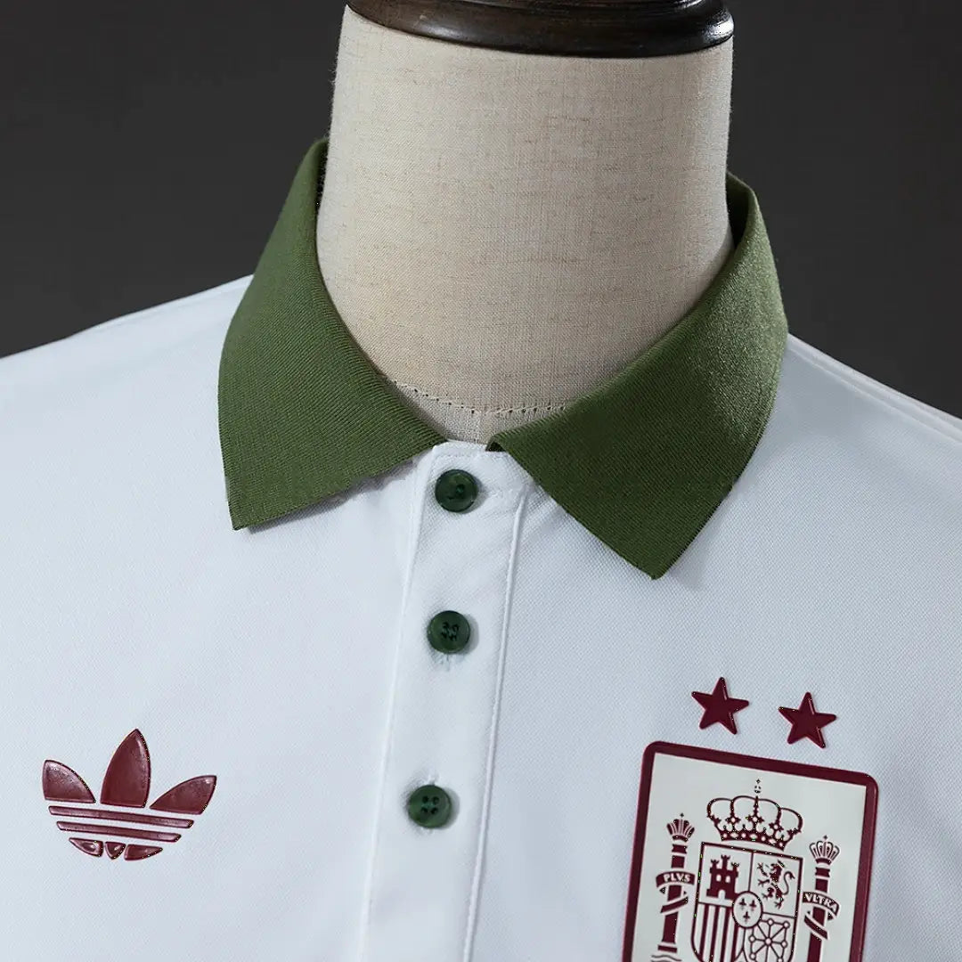 Maillot football Espagne polo blanc 2026/27