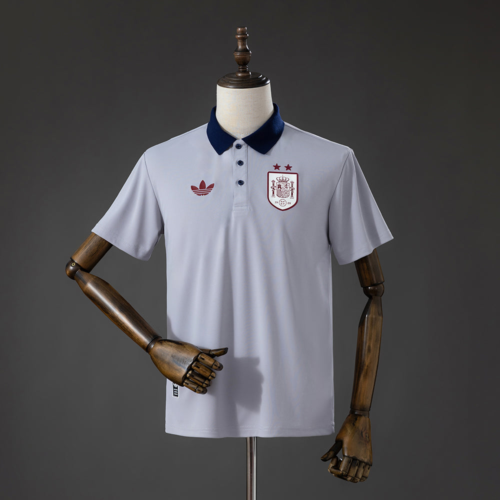 Maillot football Espagne Polo Gris 2026/27