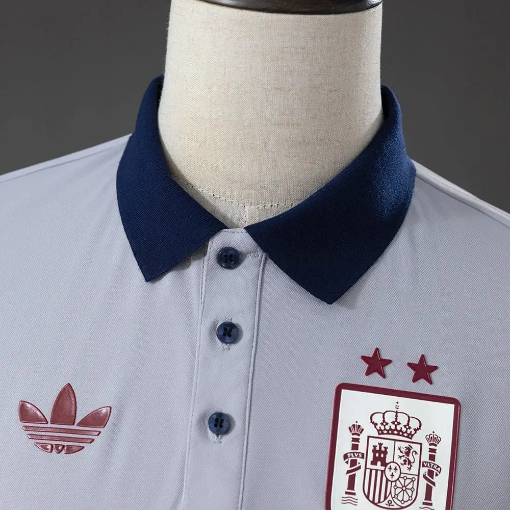 Maillot football Espagne Polo Gris 2026/27