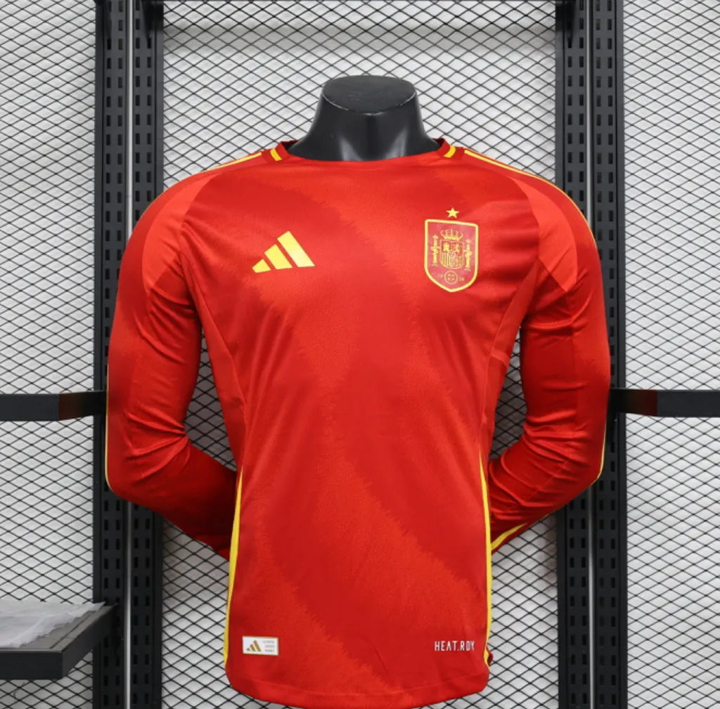 Maillot football Espagne Spain domicile manches longues Player Version 2024/25