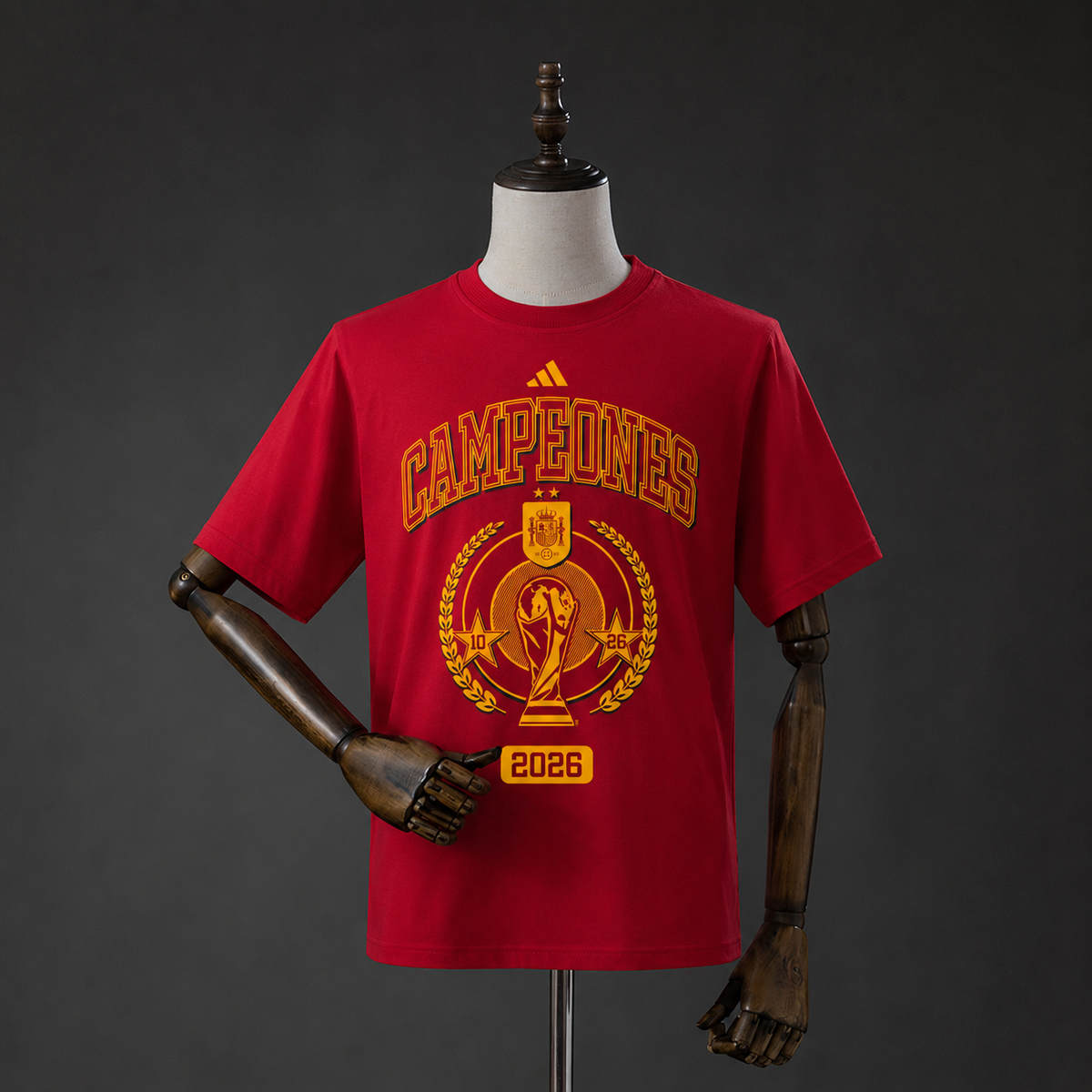Maillot football Espagne We Are Champions Rouge