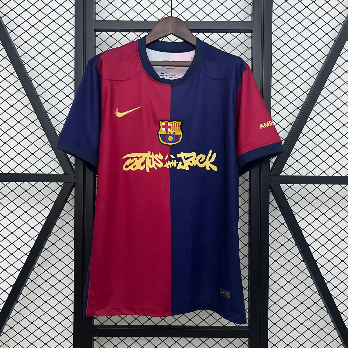 Maillot football FC Barcelone Barcelona domicile Travis Scott 2025/26