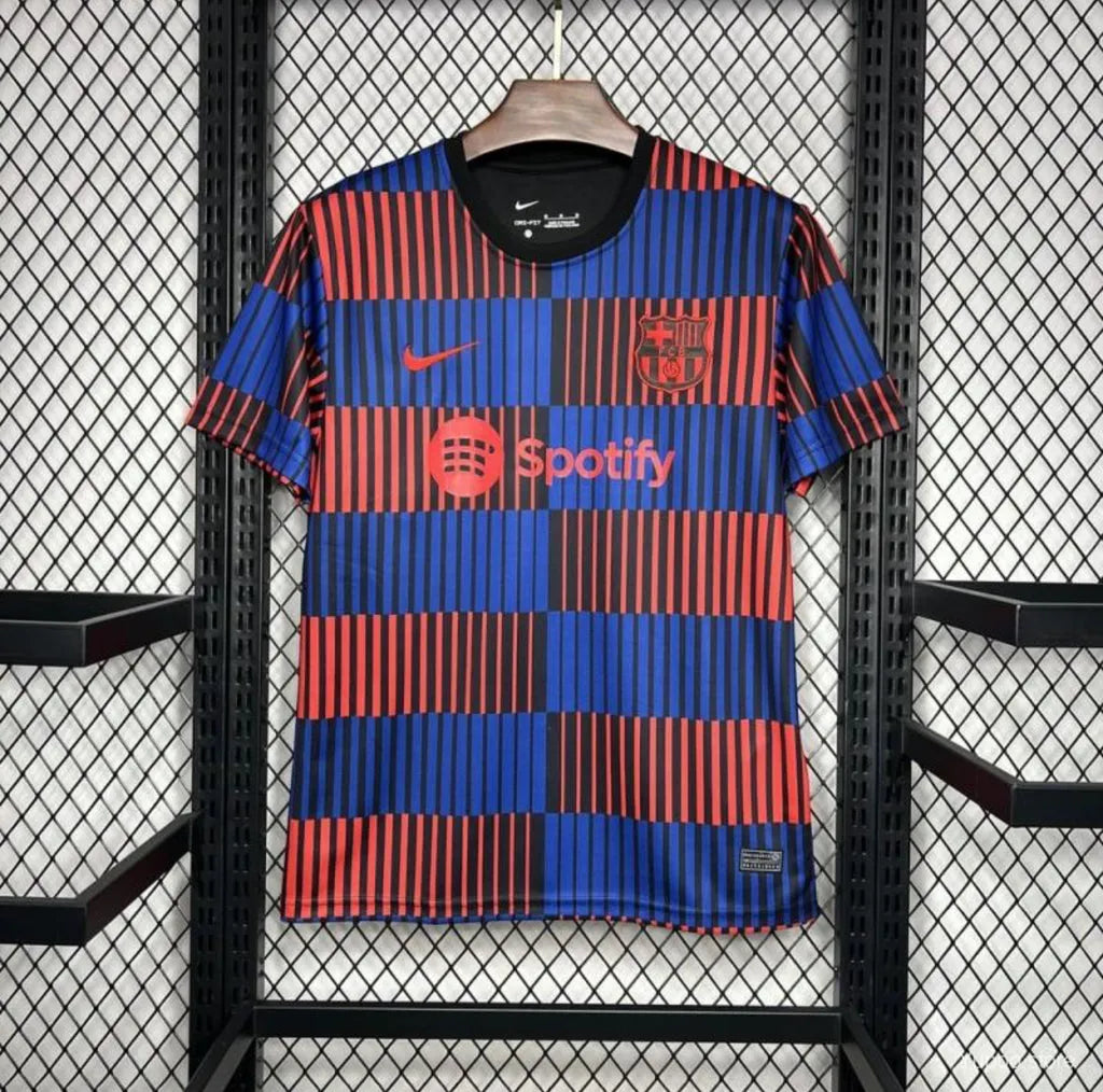 Maillot football FC Barcelone Barcelona pré-match 2024/25