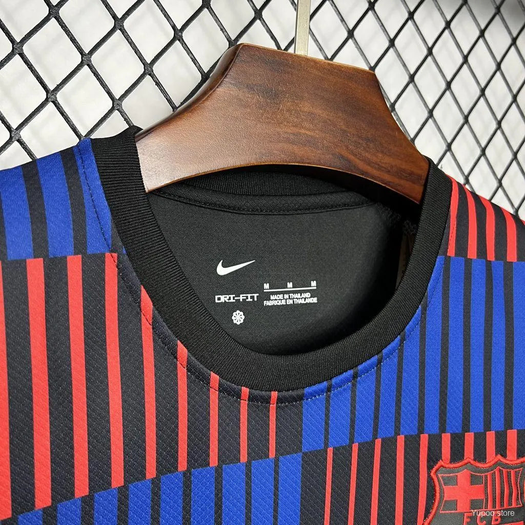 Maillot football FC Barcelone Barcelona pré-match 2024/25