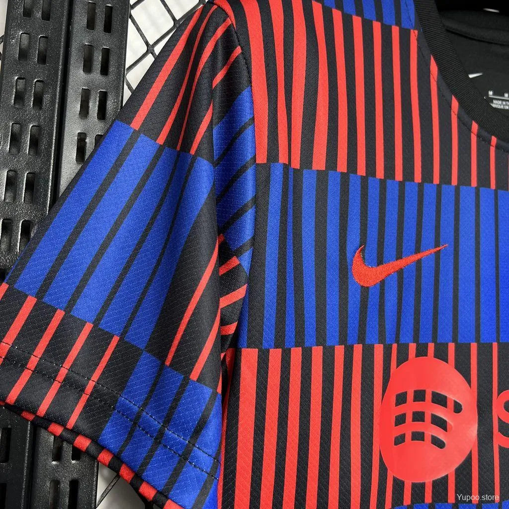 Maillot football FC Barcelone Barcelona pré-match 2024/25