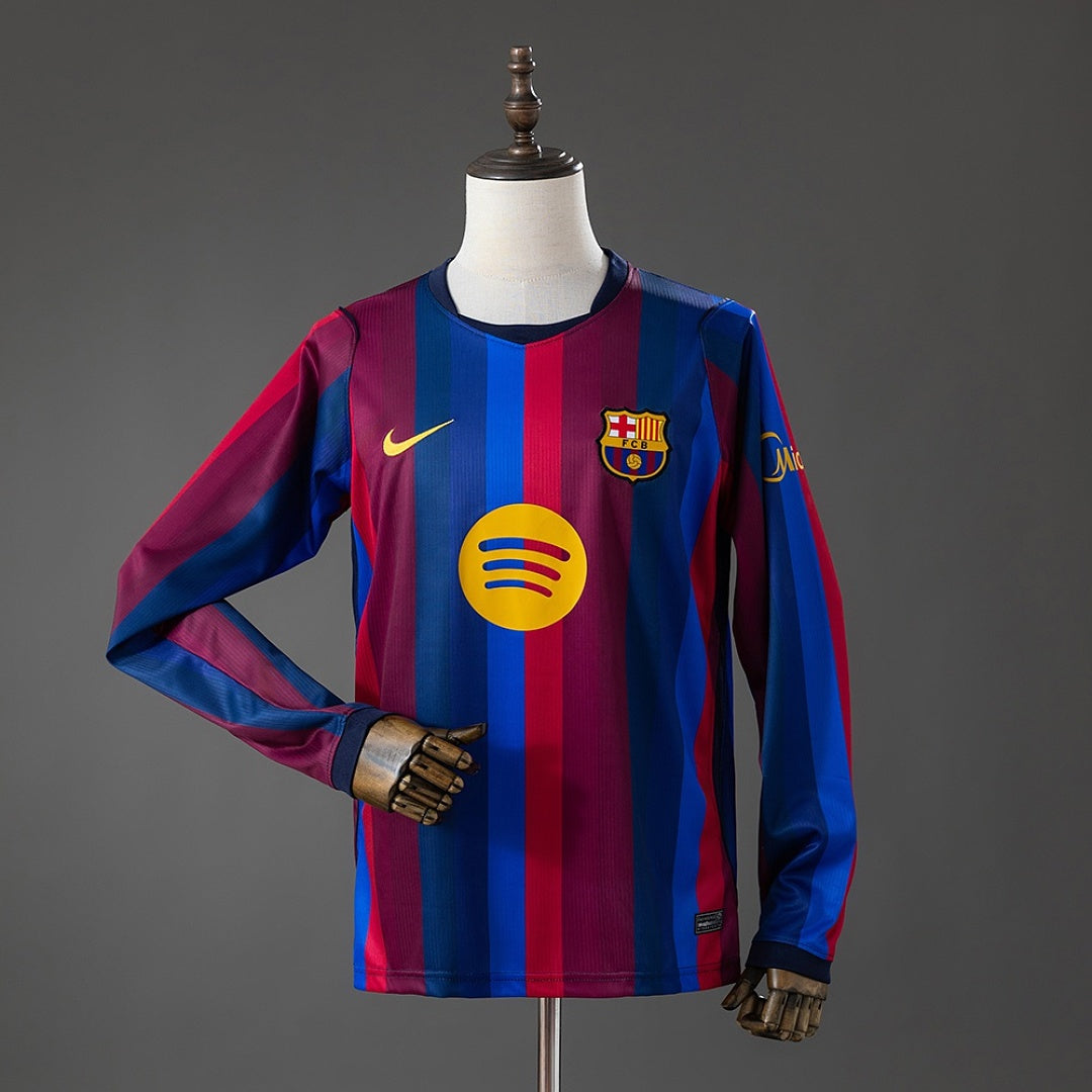 Maillot Football FC Barcelone Domicile Manches Longues 2026/27