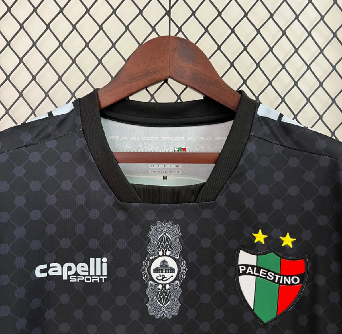 Maillot football FC Palestino/Palestine Black/Noir 2024/25