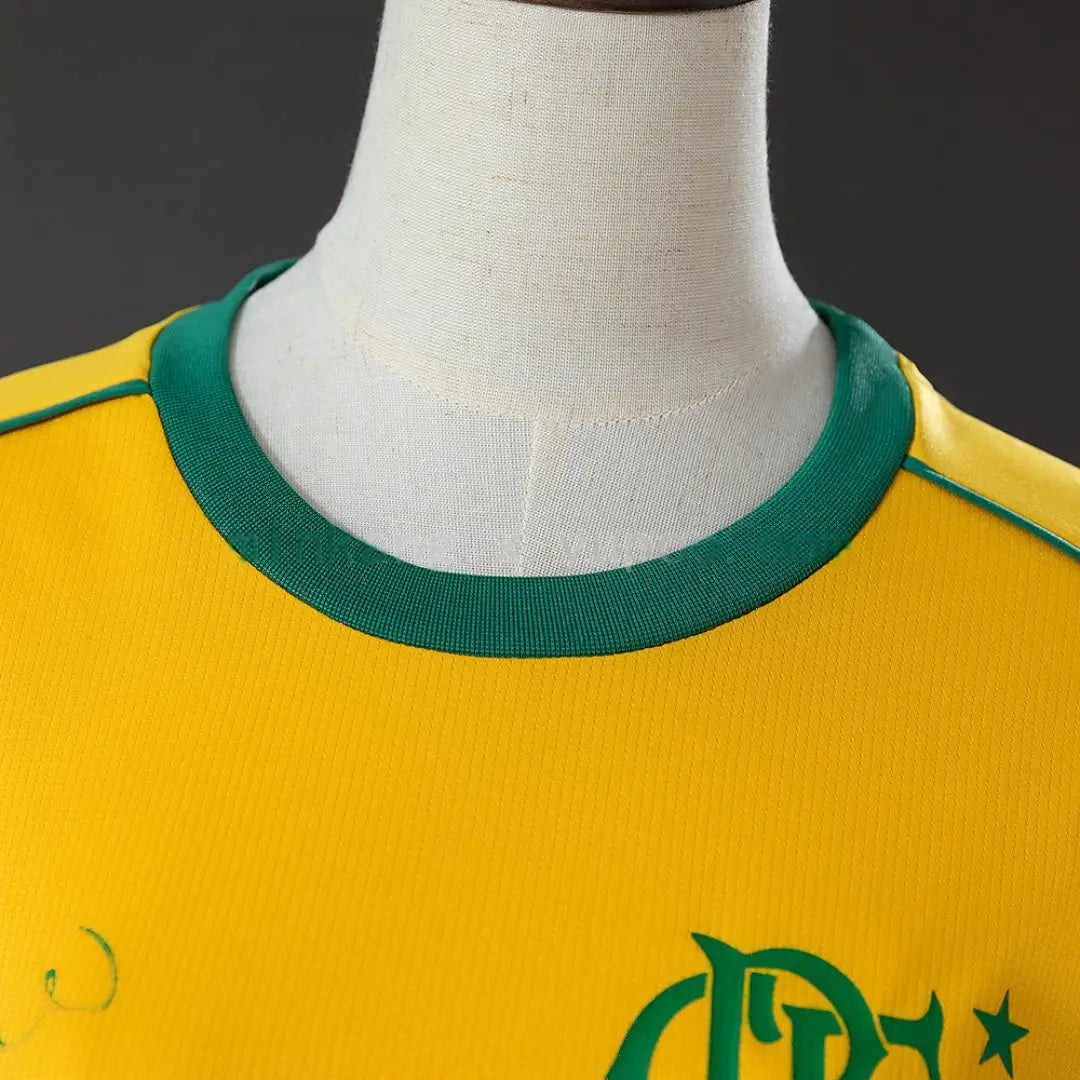 Maillot Football Flamengo Zico Signature Jaune Femme 2026/27