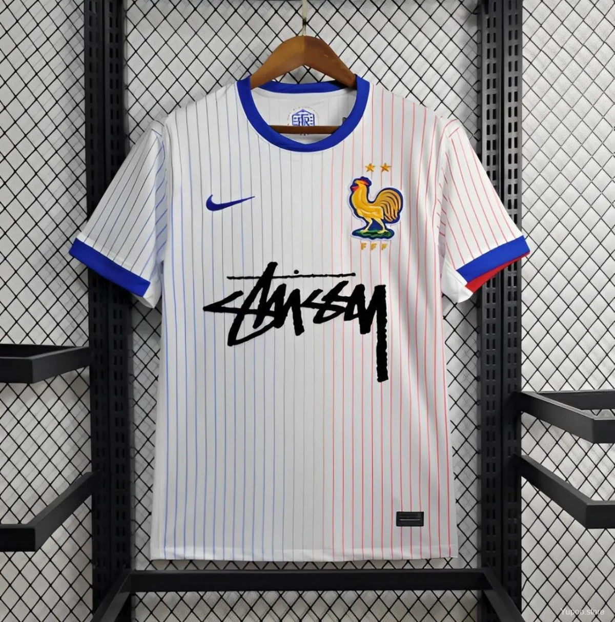 Maillot football France extérieur Stussy 2024/25