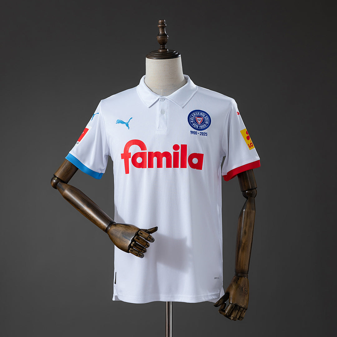 Maillot football Holstein Kiel 125e anniversaire 2025/26