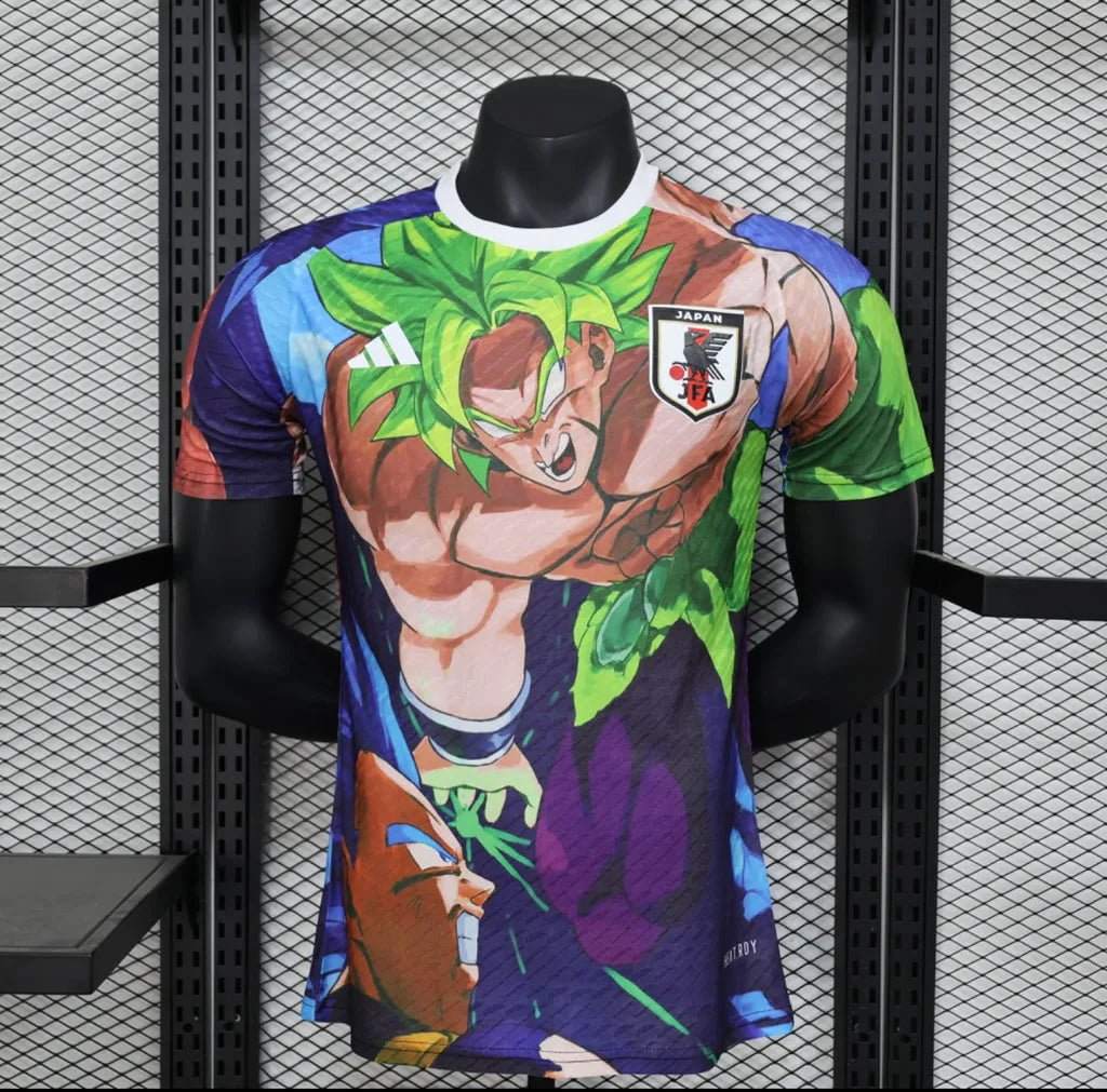 Maillot football Japon/Japan Dragon Ball Z DBZ Broly * Player Version * 2024/25