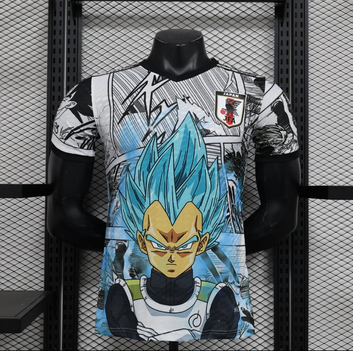 Maillot football Japon/Japan Dragon Ball Z DBZ Sangoku Végéta * Player Version * 2024/25