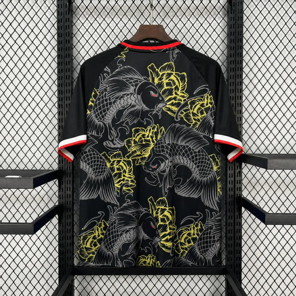 Maillot football Japon Y-3 Noir Or – Édition Dragon Japonais 2026
