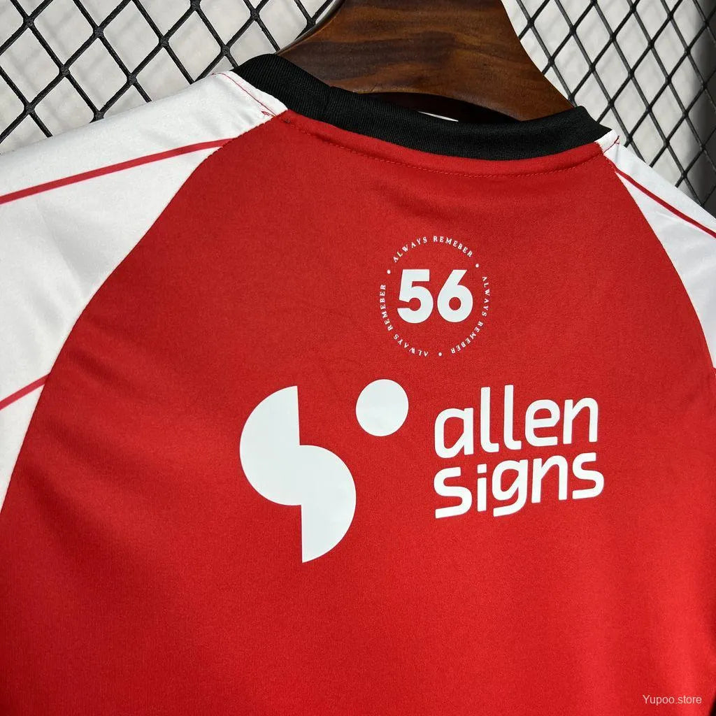 Maillot football Lincoln city domicile 2024/25