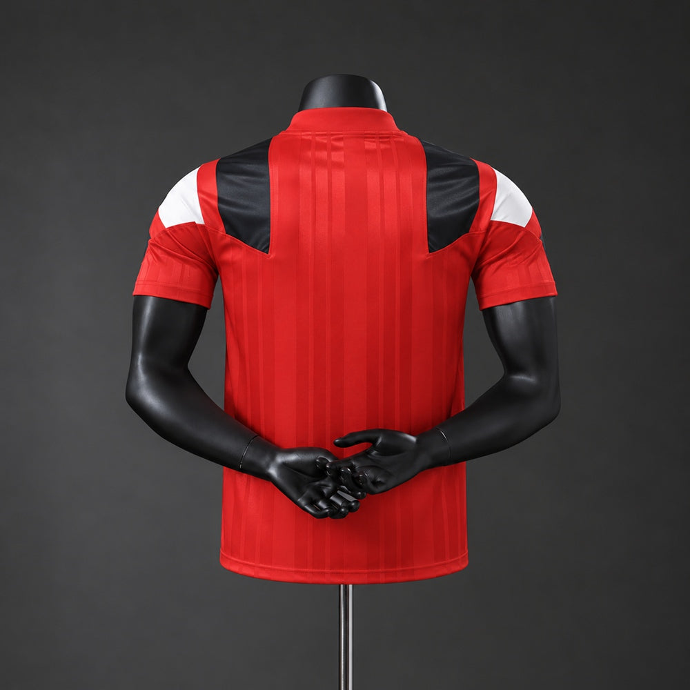 Maillot football M-U 26/27 EQT Rouge Player Version Retro