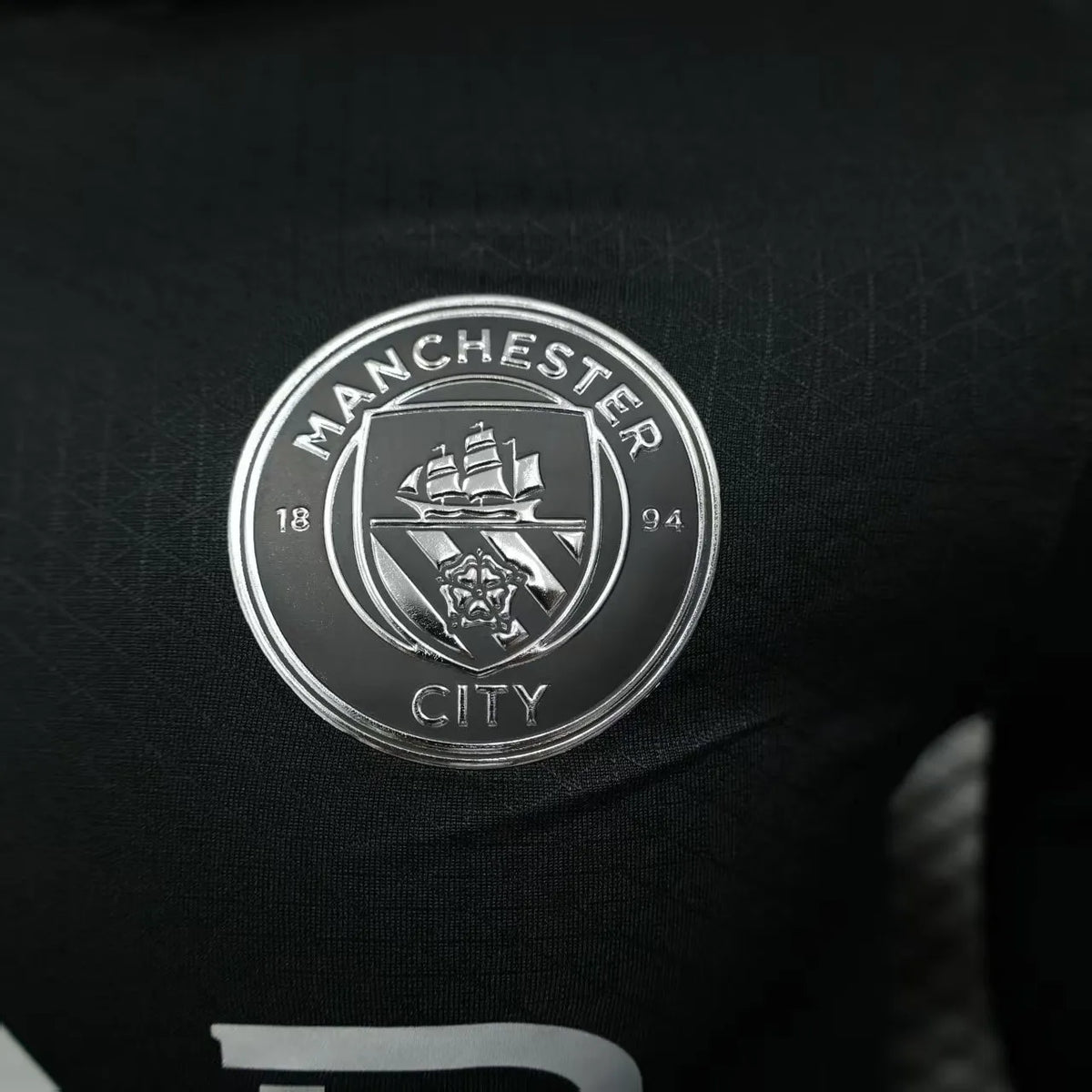 Maillot football Manchester 3e third noir Player Version 2025/26