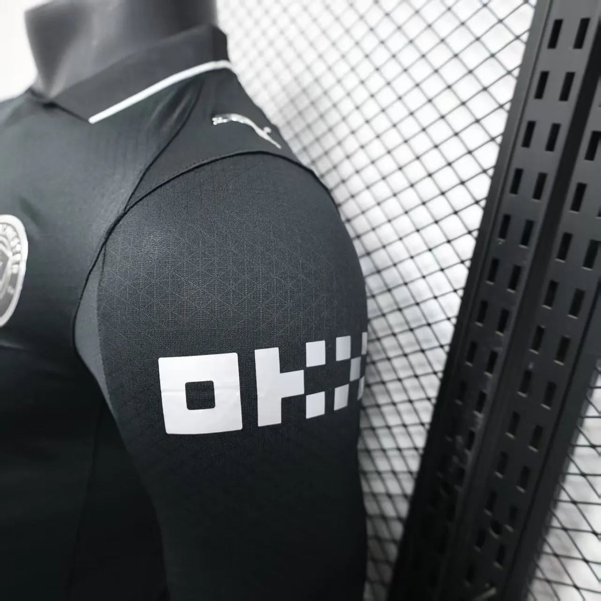 Maillot football Manchester 3e third noir Player Version 2025/26