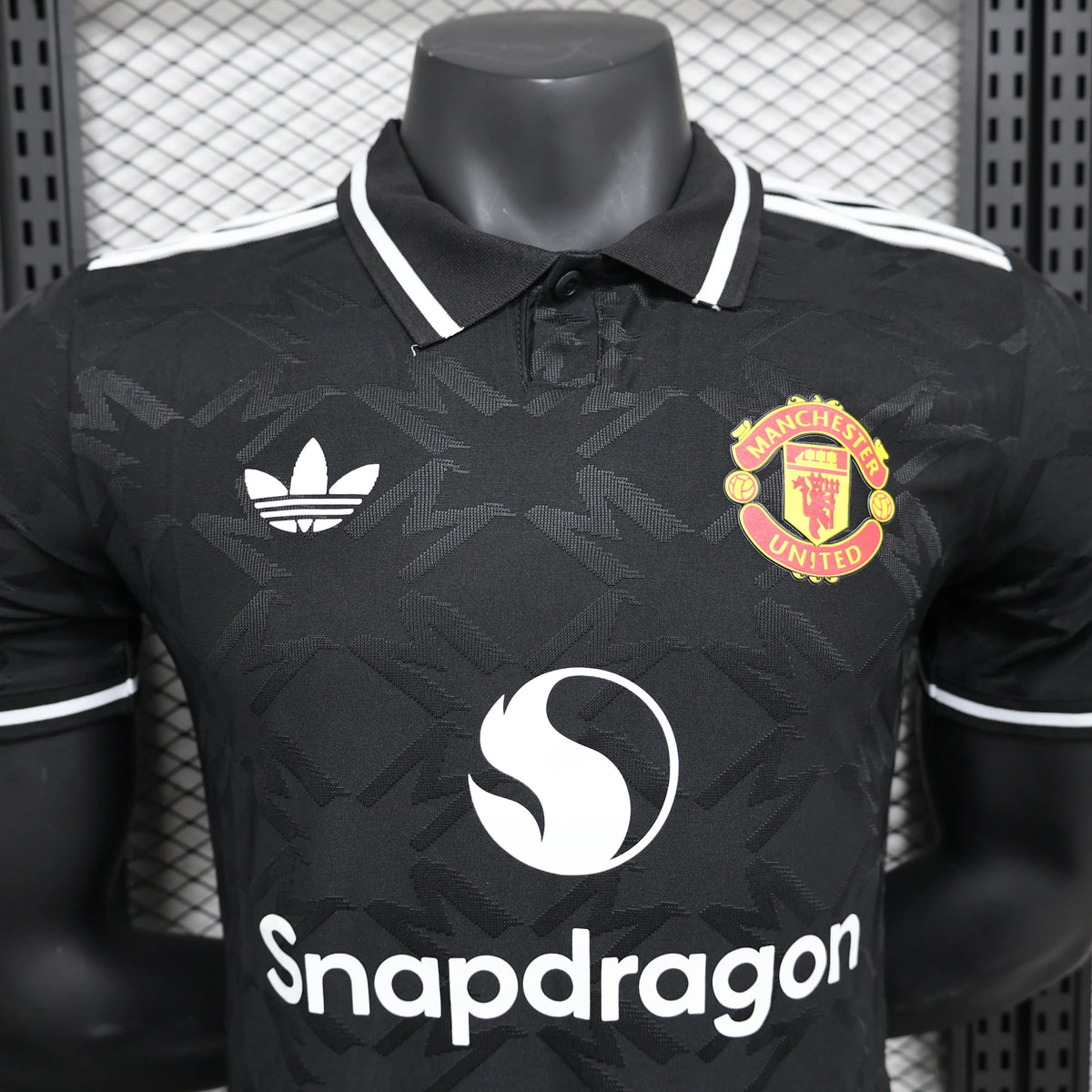 Maillot football Manchester United Black Adidas Originals Player Version 2024/25