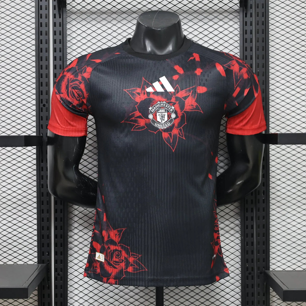 Maillot football Manchester United Red Flower Player Version 2026/27