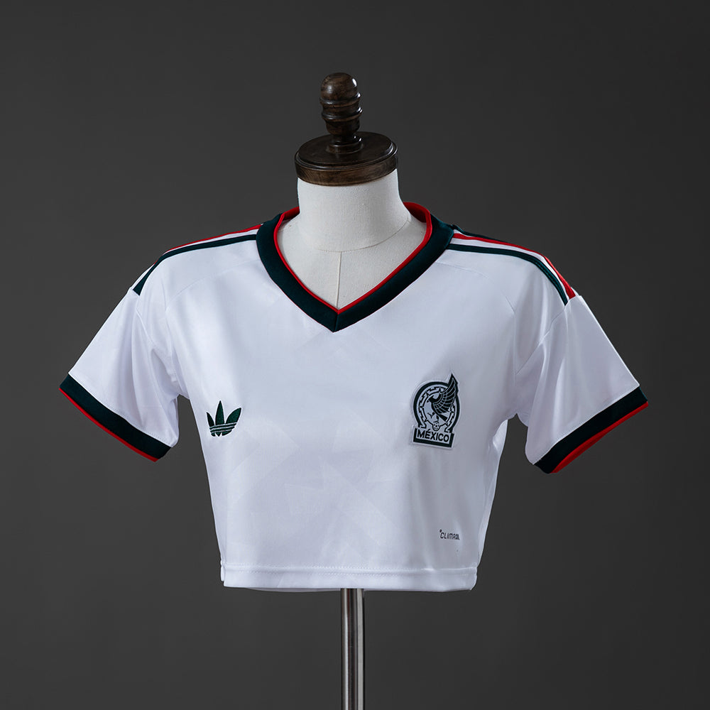 Maillot Football Mexique Extérieur Femme Crop Top 2026