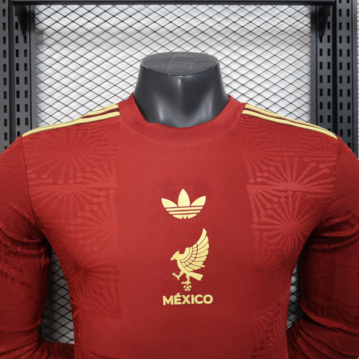Maillot football Mexique Mexico Rouge 25 Gold manches longues * Player Version * 2025/26