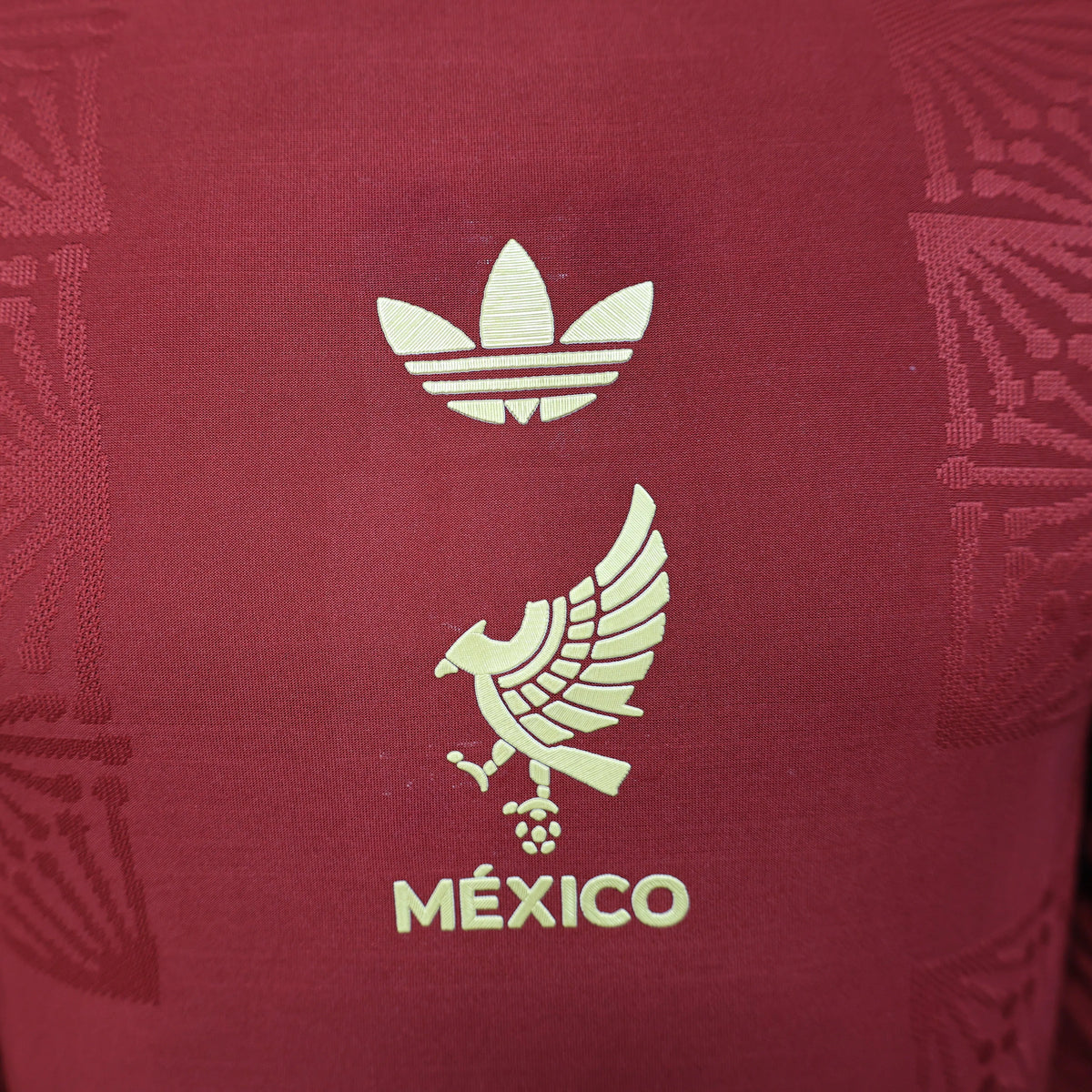 Maillot football Mexique Mexico Rouge 25 Gold manches longues * Player Version * 2025/26