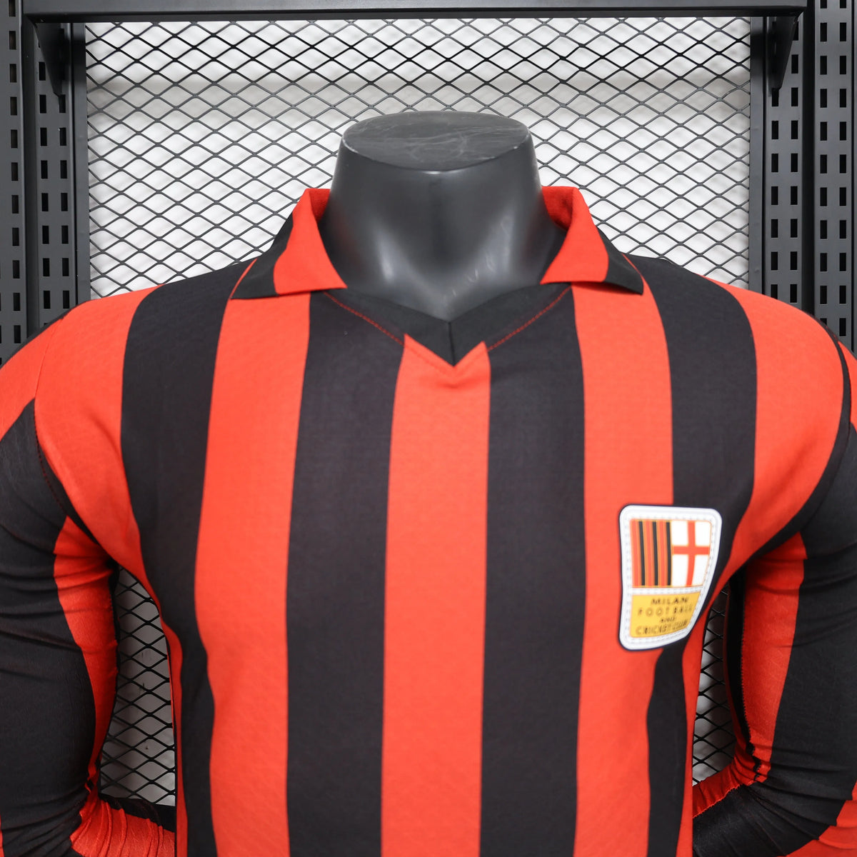 Maillot football Milan AC 125 ans years Vintage Retro manches longues * Player Version 2024/25