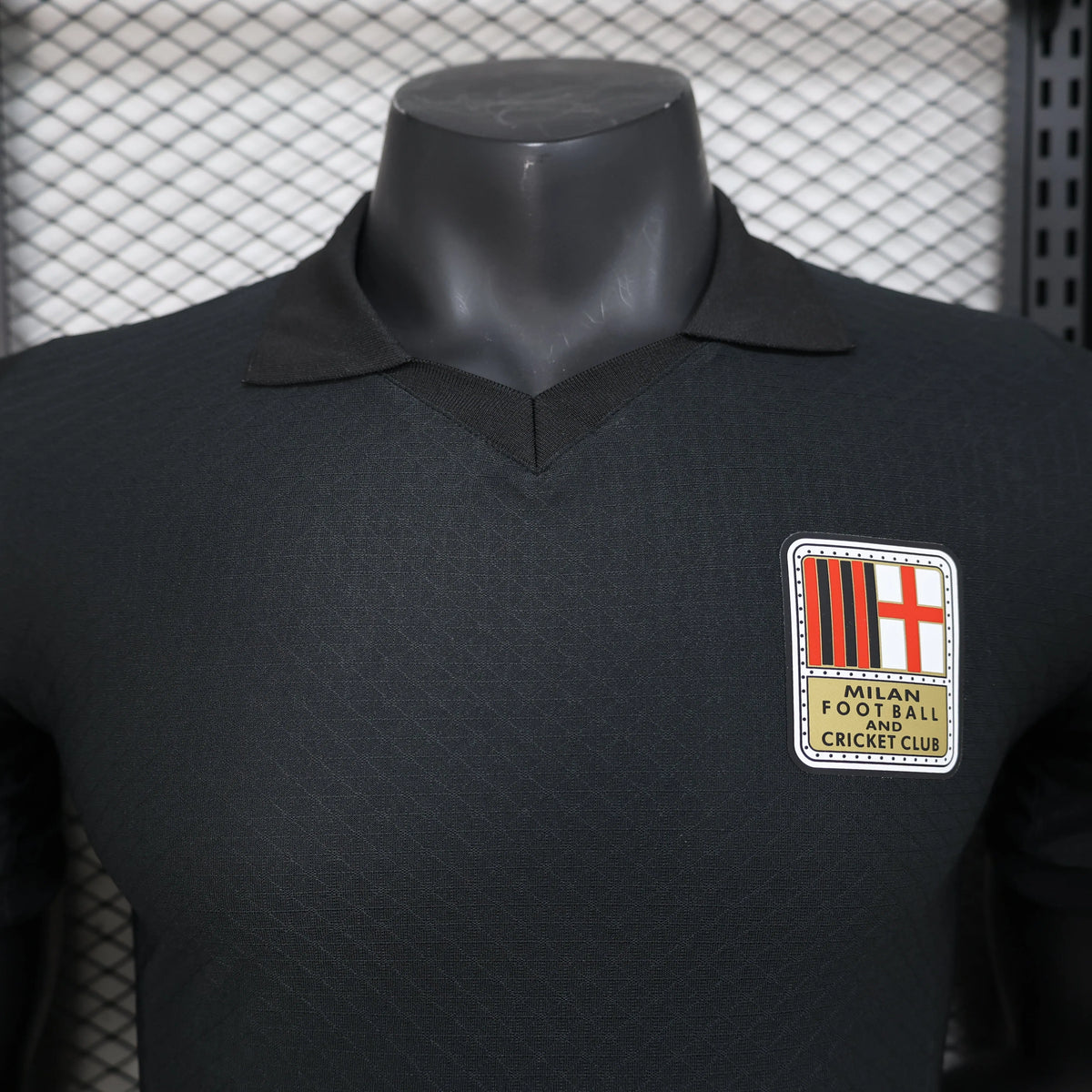 Maillot football Milan AC 125 ans years Vintage Retro Black noir * Player Version 2024/25