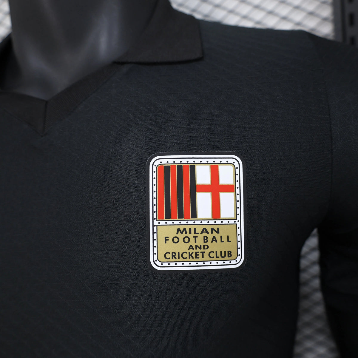 Maillot football Milan AC 125 ans years Vintage Retro Black noir * Player Version 2024/25