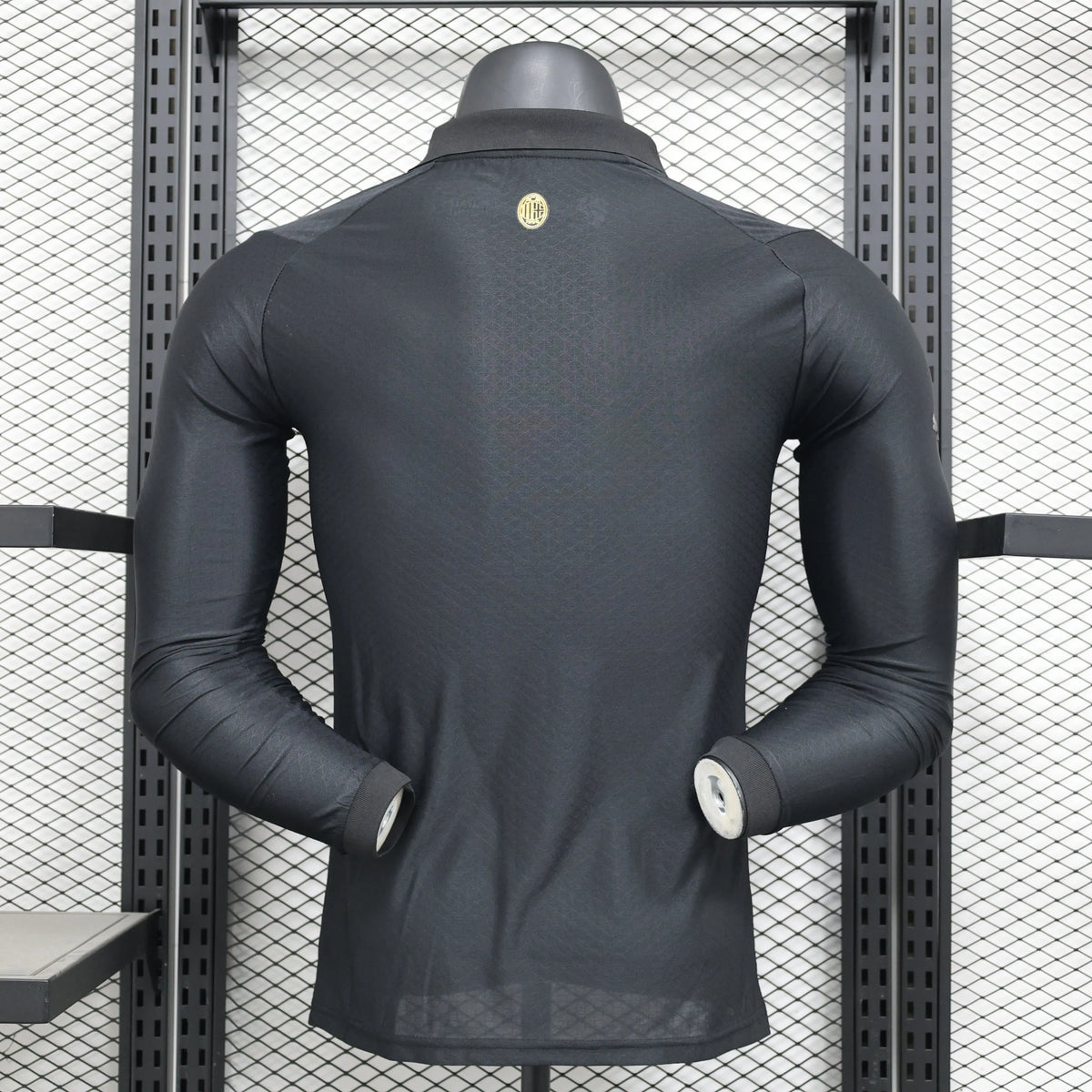 Maillot football Milan AC 125 ans years Noir Vintage Retro manches longues * Player Version 2024/25